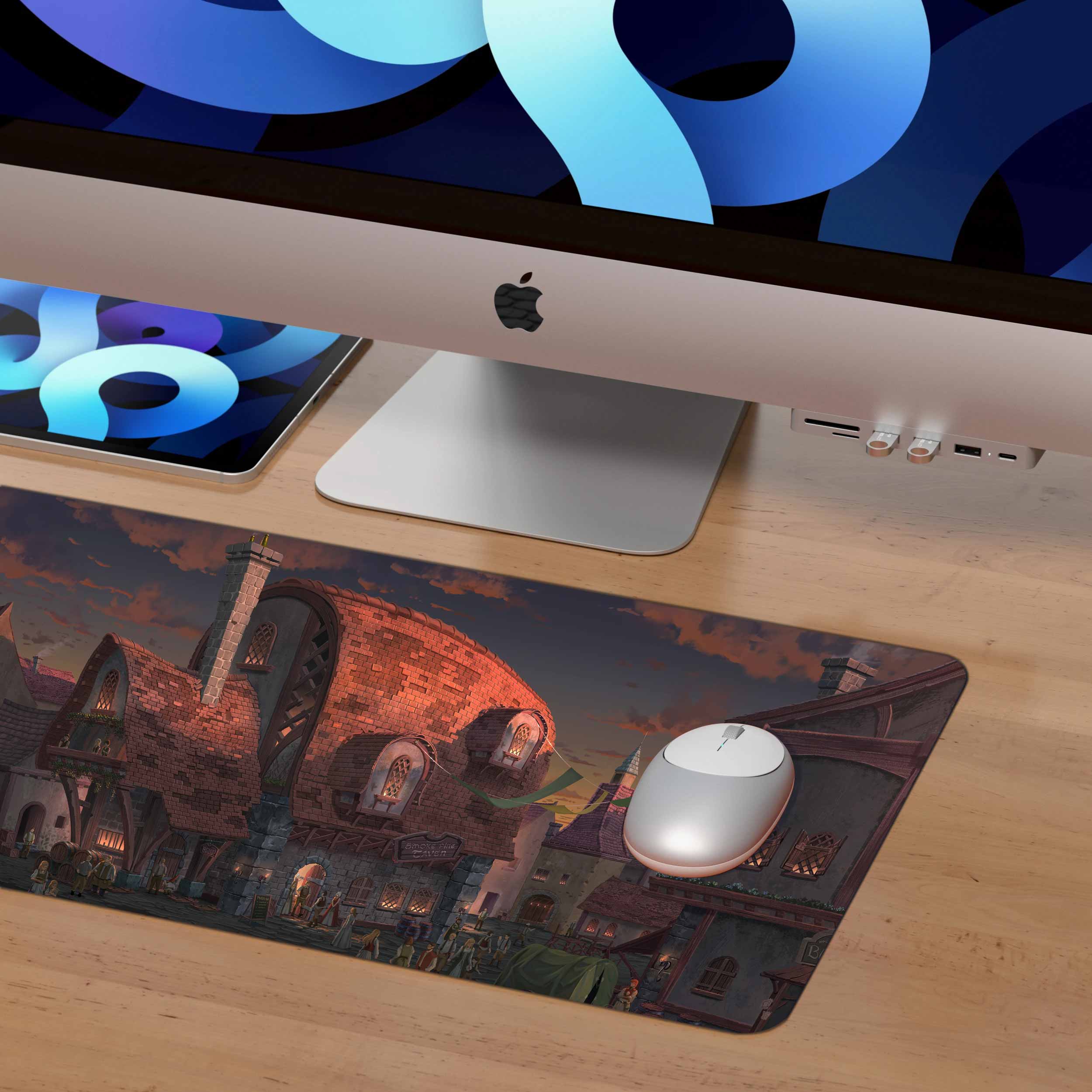 Medieval Town  Desk Pad