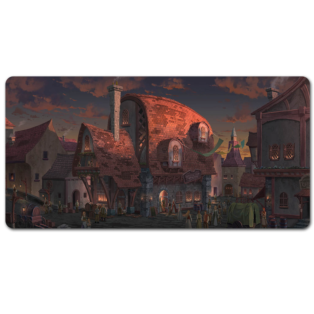 Medieval Town  Desk Pad