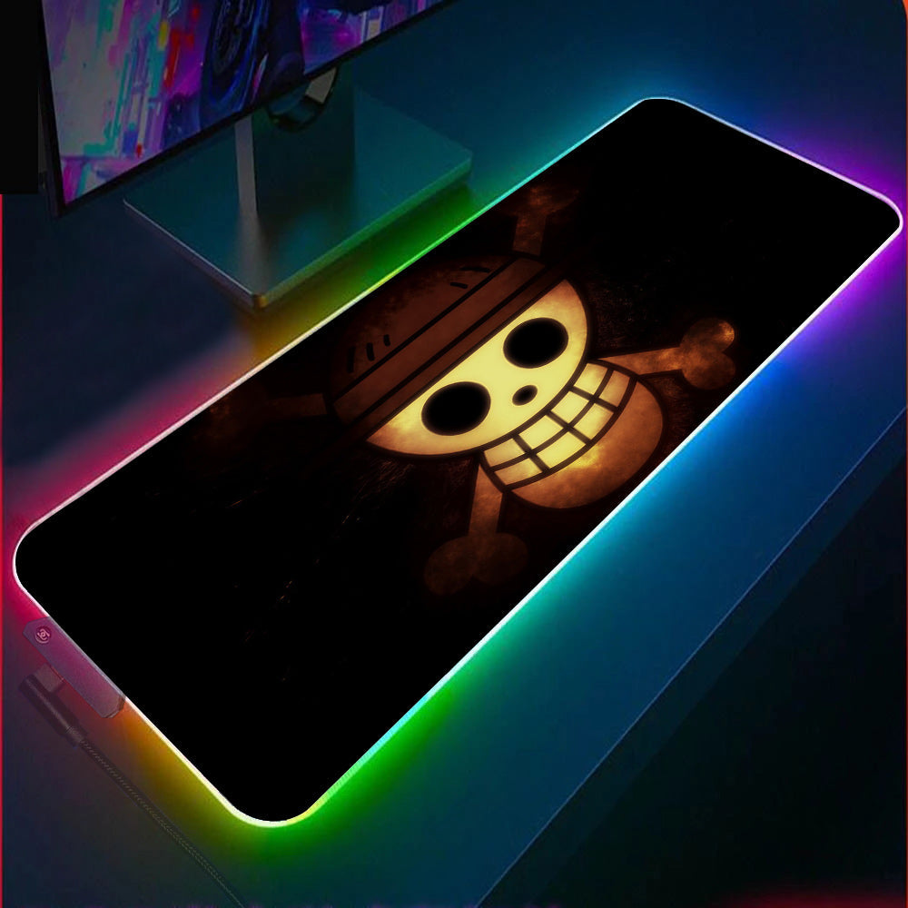 One Piece Logo RGB Gaming Mouse Pad