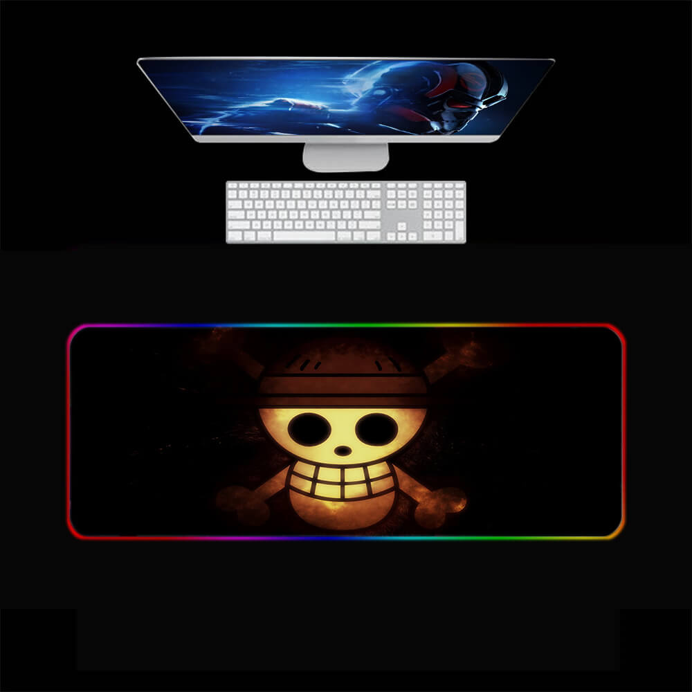 One Piece Logo RGB Gaming Mouse Pad
