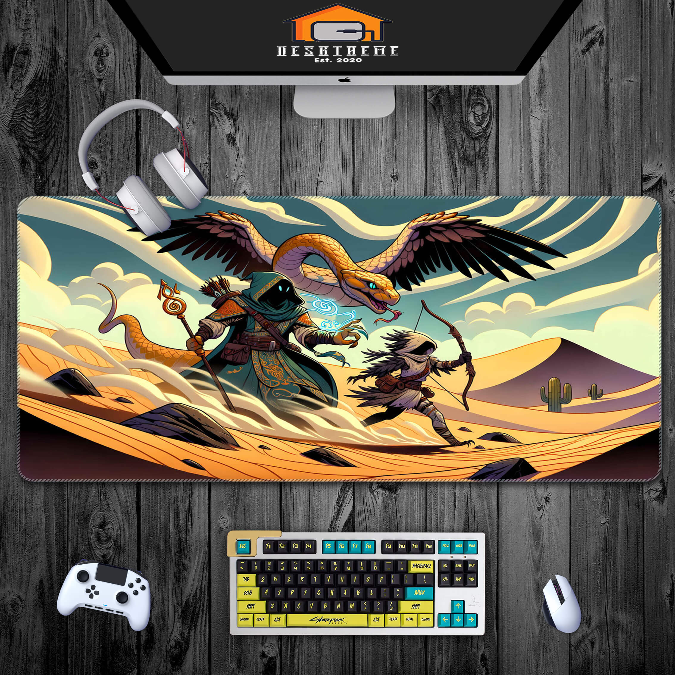 Sandstorm Showdown Gaming Desk Pad