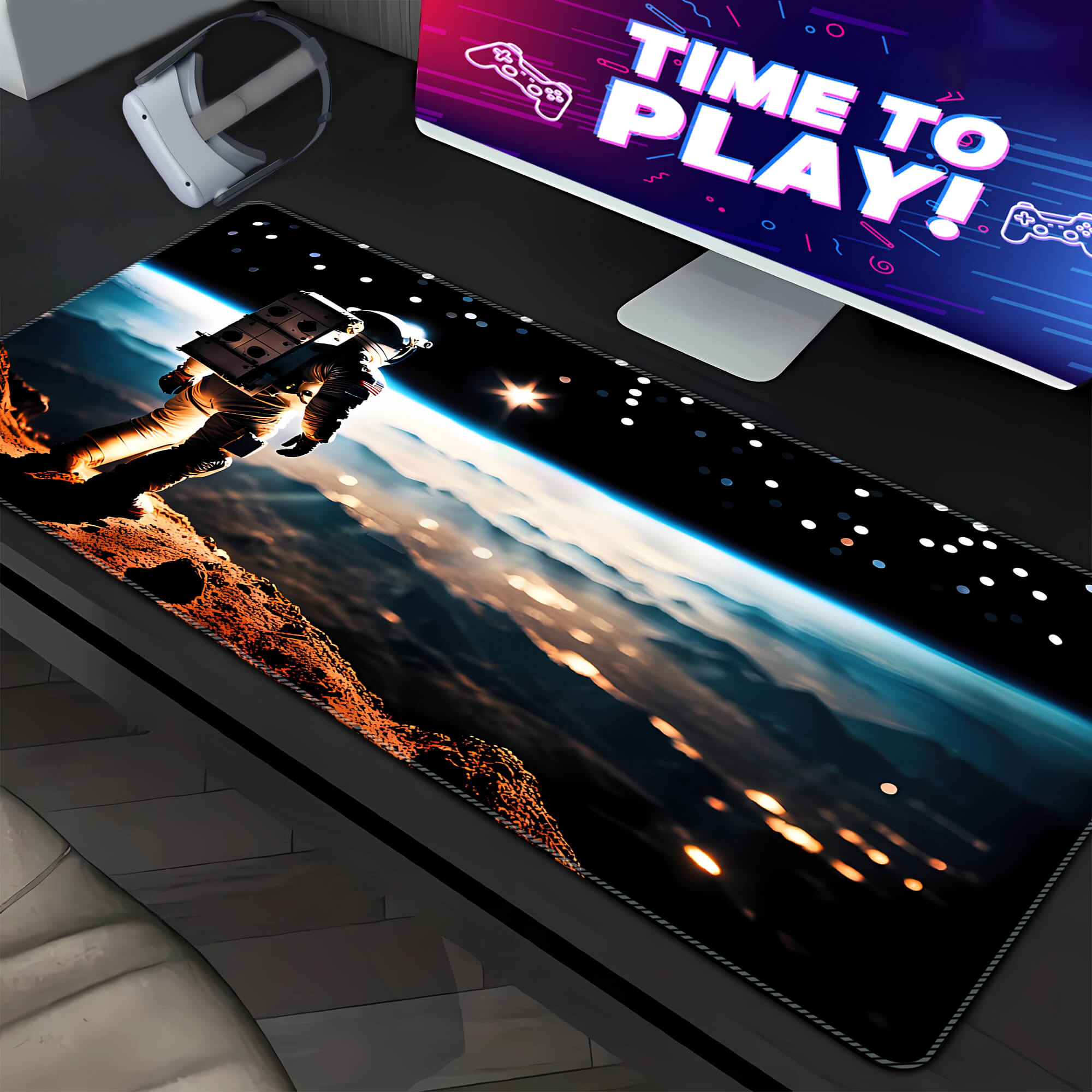 Astronaut On The Mars Gaming Mouse Pad XXL