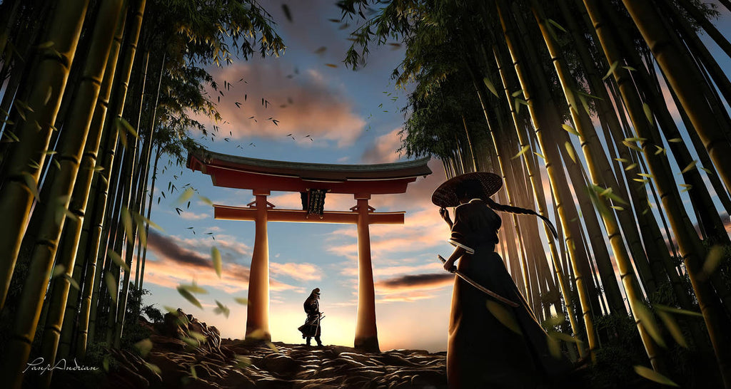 The Way Of Samurai RGB Gaming Mouse Pad