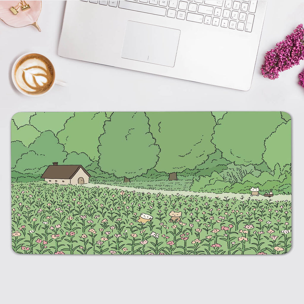 Bunny and Bear Cute Desk Mat(4 Designs)