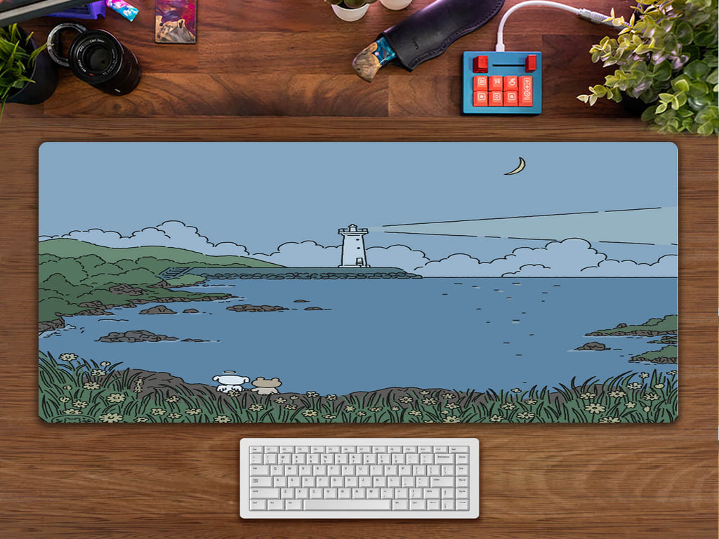 Cute Bunny and Bear Cute Desk Mat(4 Designs)