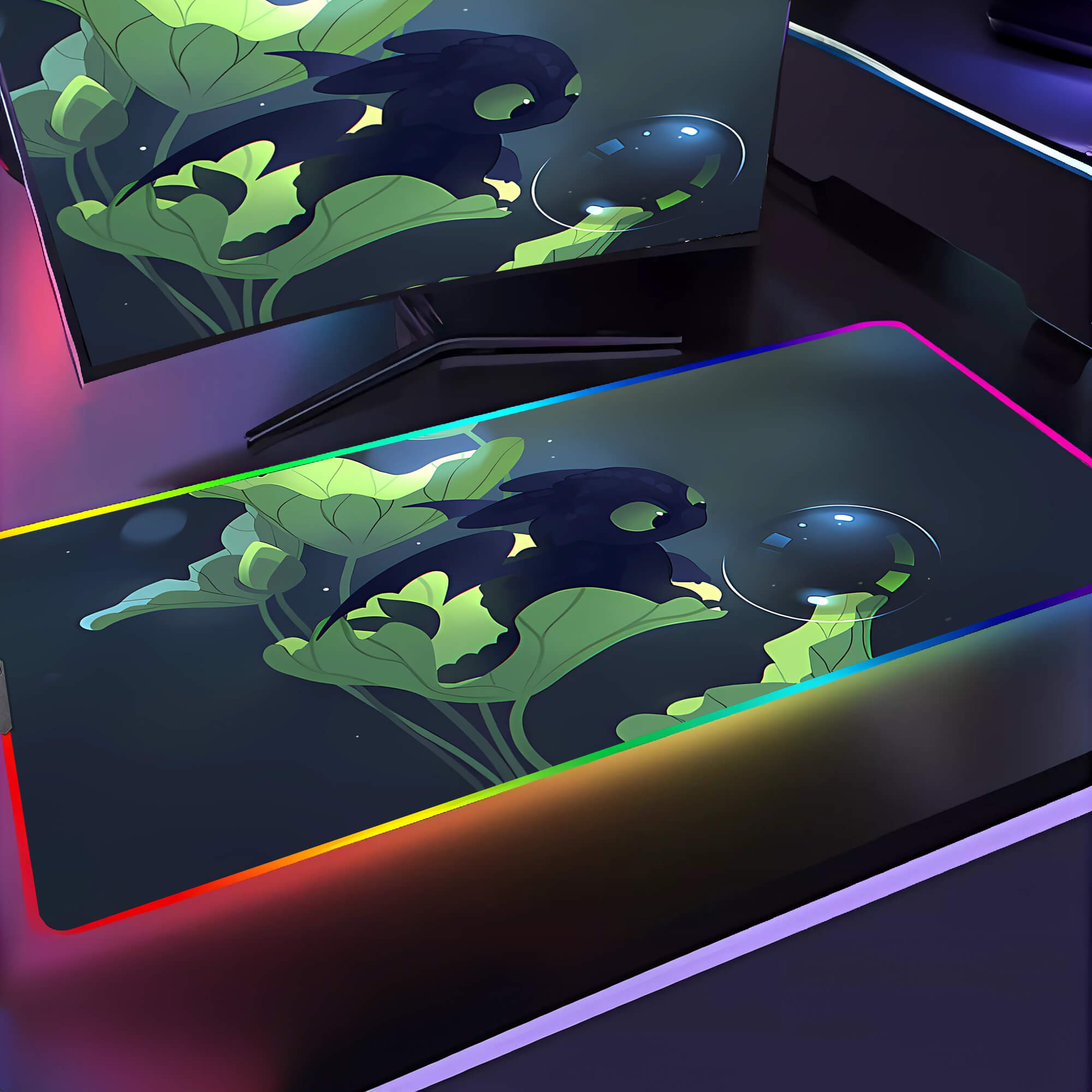 Dragons In Summer Desk Pad Large