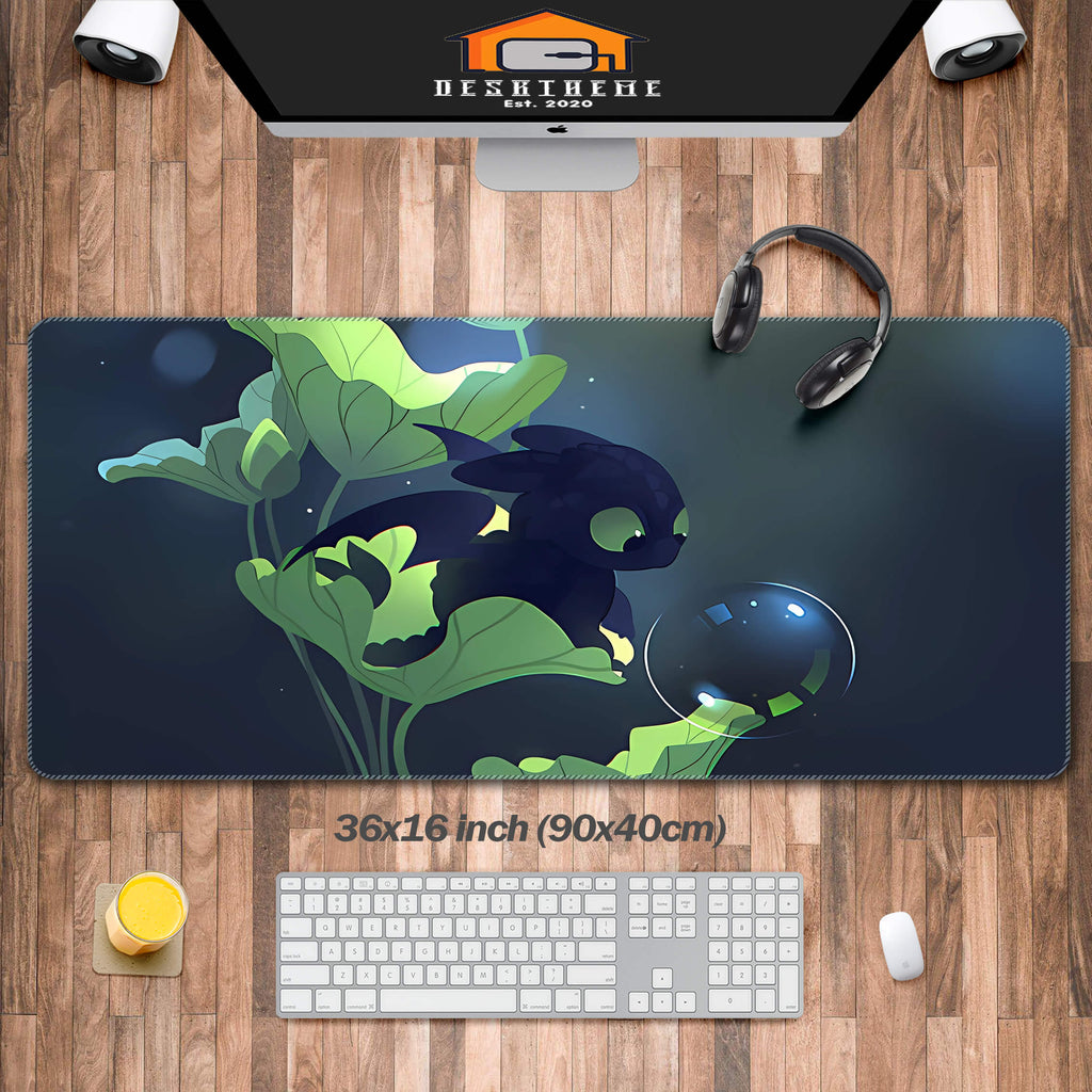 Dragons In Summer Desk Pad Large