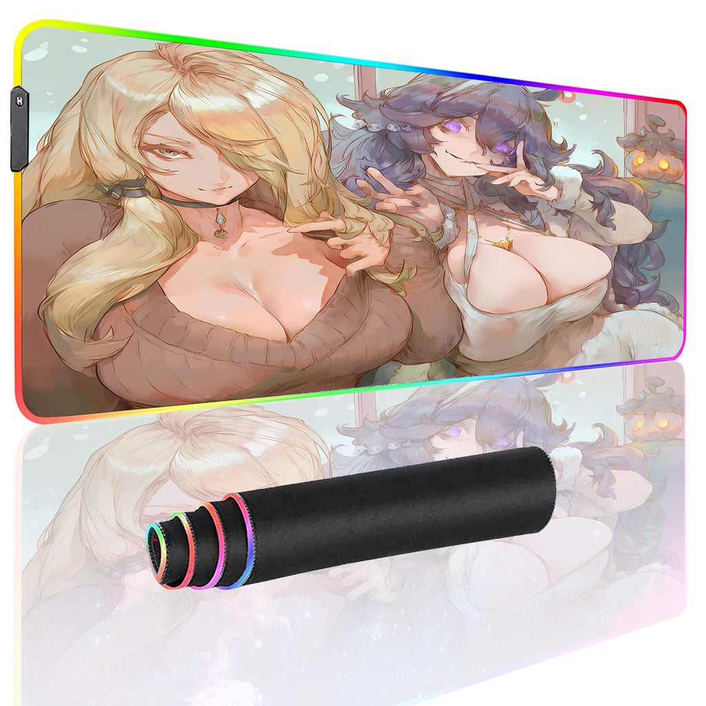 Winter Cynthia And Hex Mouse Pad XXL