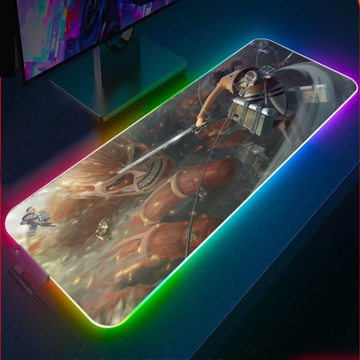 Attack On Titan 02 RGB Gaming Mouse Pad (2 patterns)