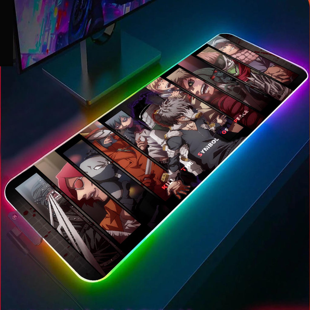 My Hero Academia RGB Gaming Mouse Pad(3 patterns)
